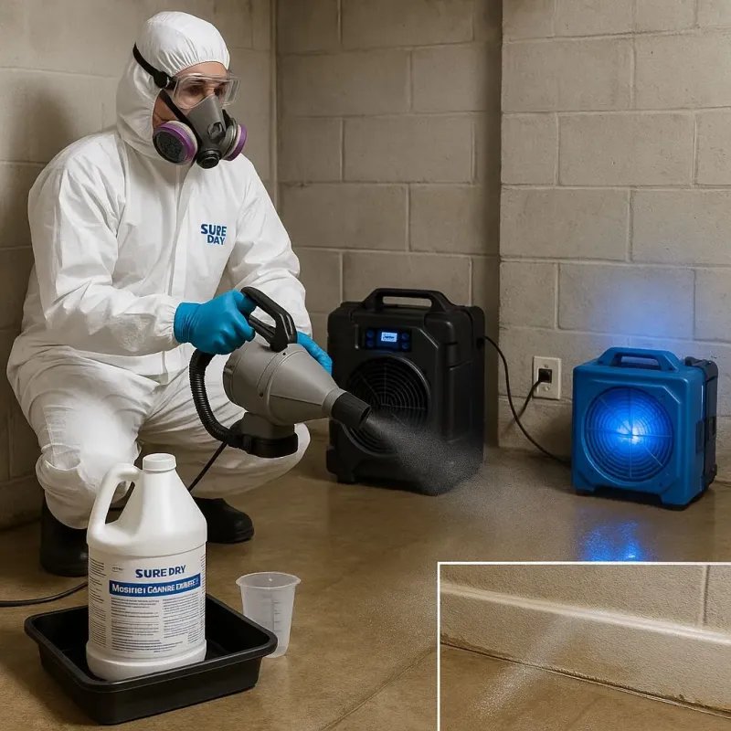 Sanitization and Odor Removal process in Hartsville, SC